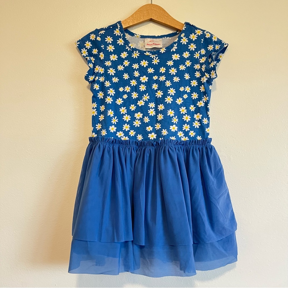 Hanna Andersson Daisy Tiered Short Sleeve Dress | Girl’s Size 4